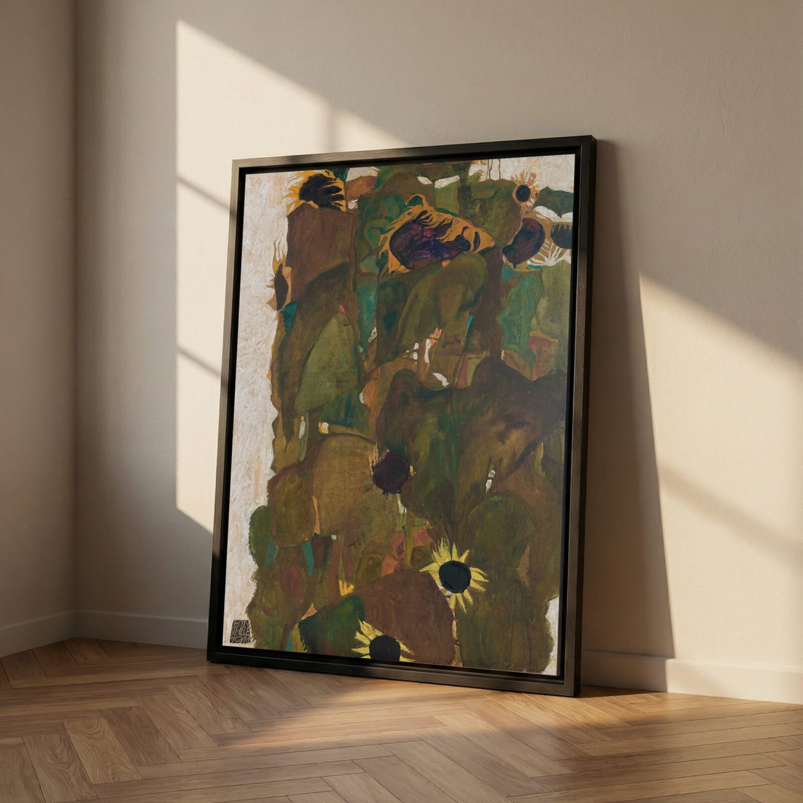 egon schiele – sonnenblumen i