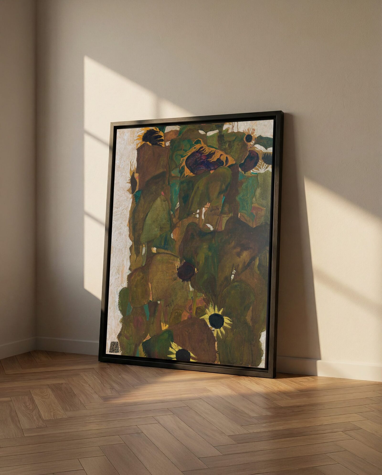 egon schiele – sonnenblumen i