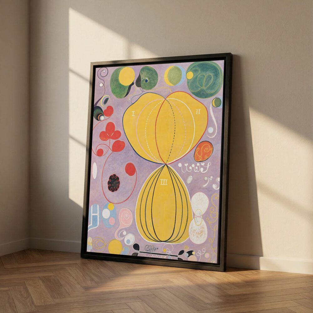 hilma af klint, group 4, no 7, black hilma af klint, group 4, no 7, black