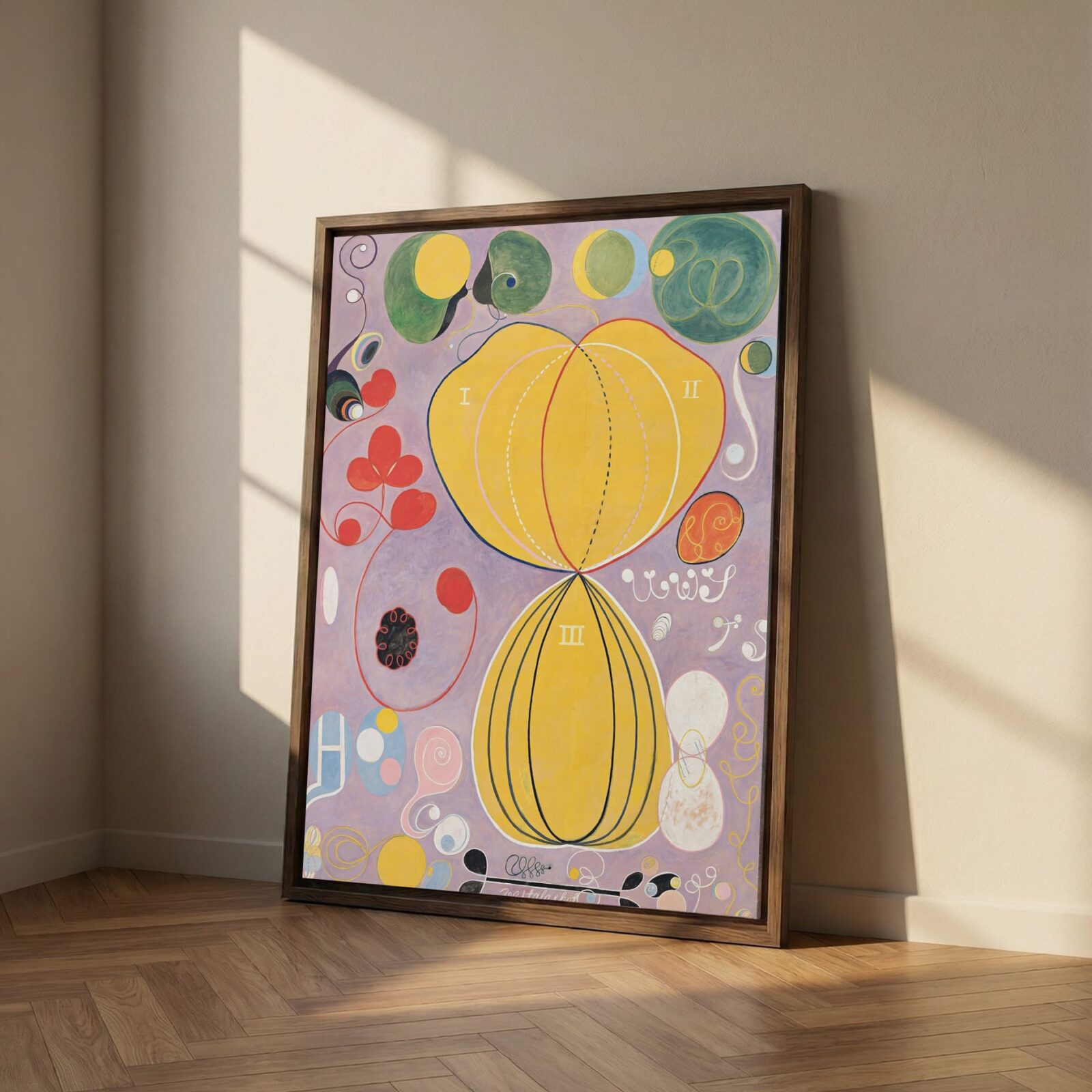 hilma af klint, group 4, no 7, dark wood