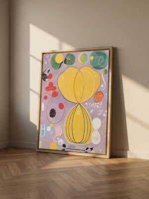 hilma af klint, group 4, no 7, light wood