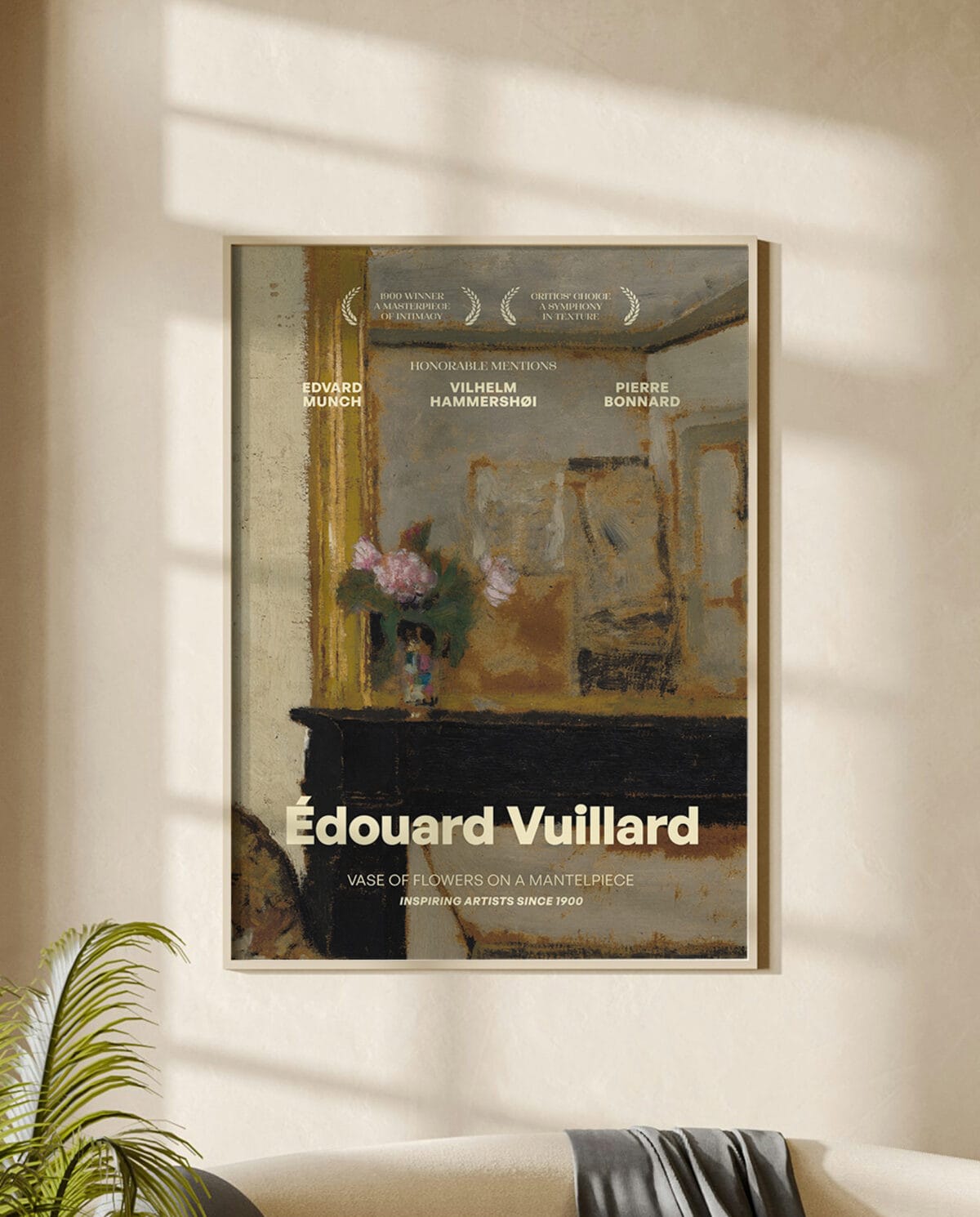 Édouard Vuillard - Vase of Flowers on a Mantelpiece