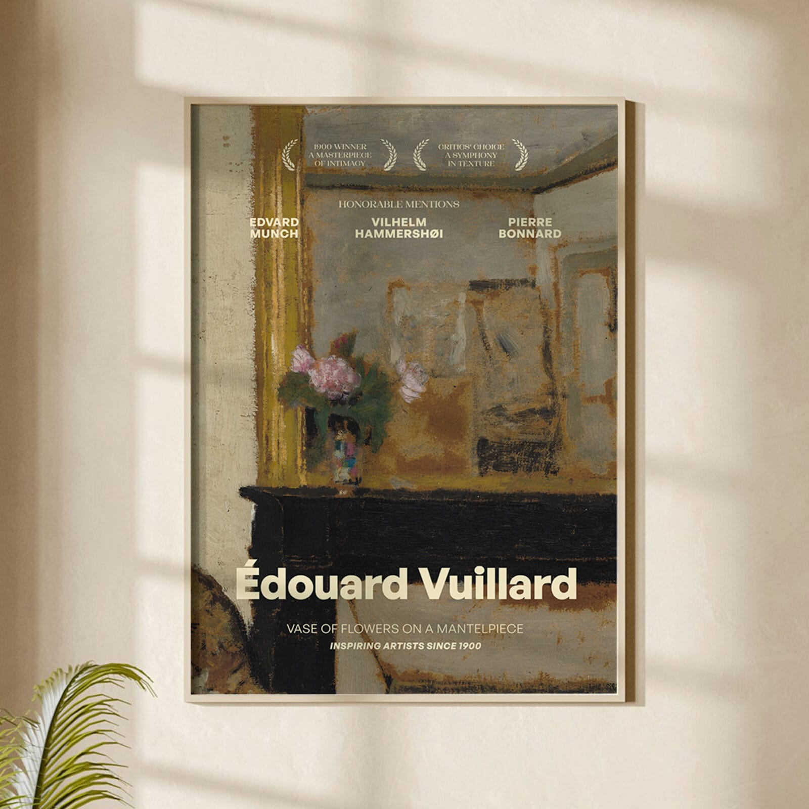 Édouard Vuillard - Vase of Flowers on a Mantelpiece
